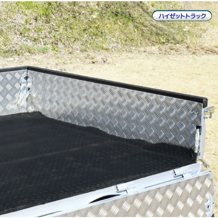 軽トラック 荷台あおりインナーパネル アルミ縞板 3点セット(ハイゼット標準車用)