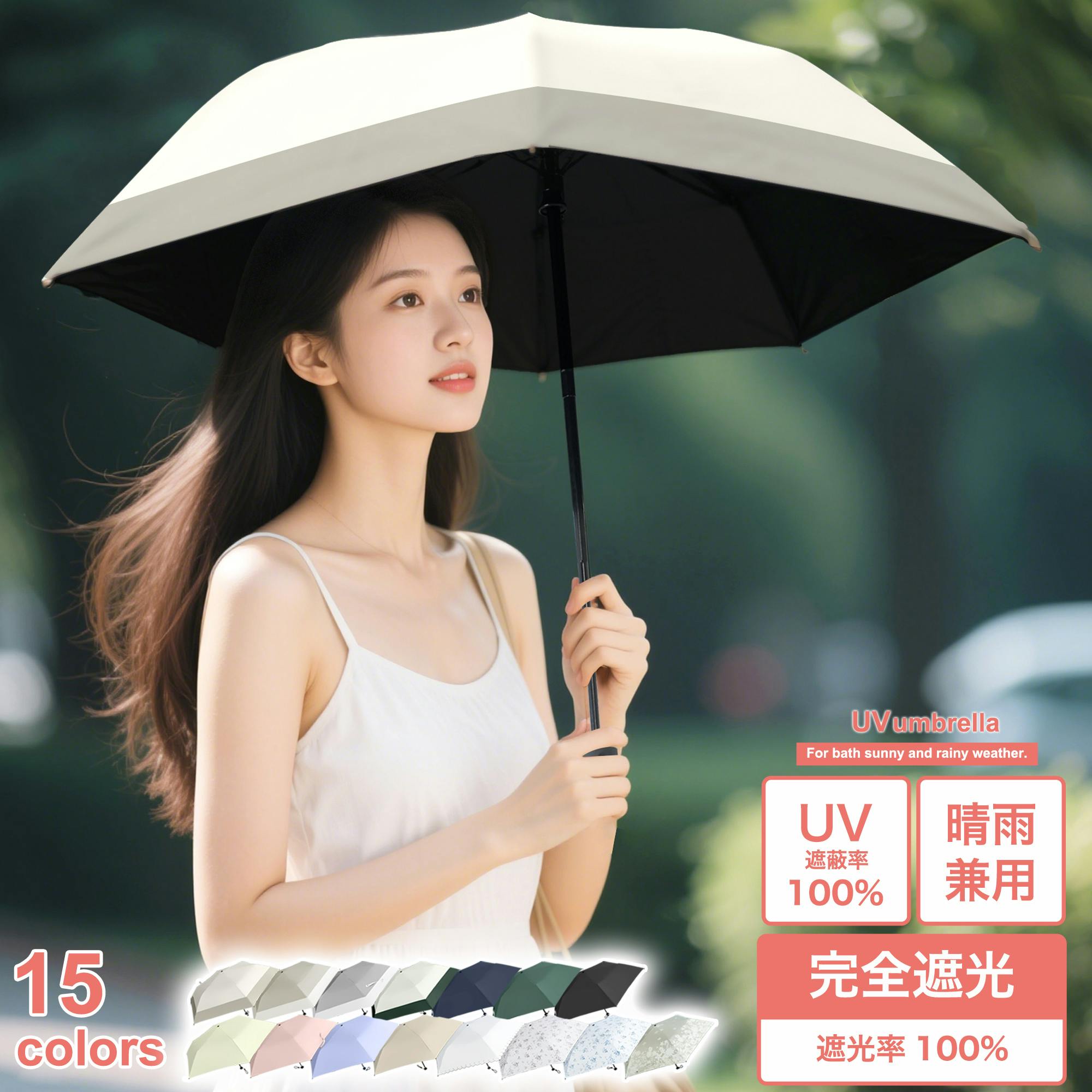 日傘 メンズ レディース 晴雨兼用傘 折りたたみ 軽量 完全遮光 傘 超軽量 折り畳み傘 6本骨 uvカット 紫外線対策 日焼け対策 おりたたみ傘 頑丈 超撥水 折りたたみ傘 ブラック