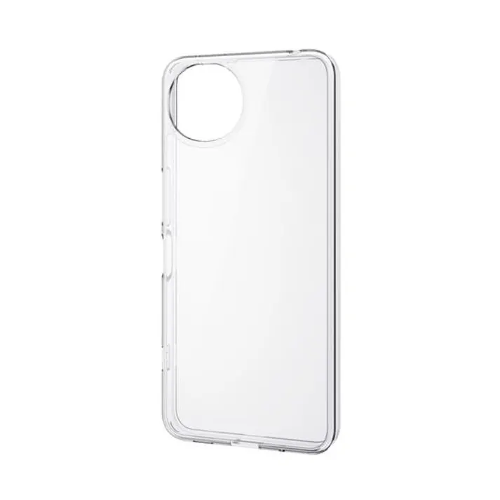 AQUOS wish5 (SH-52F) ケース ハイブリッド 衝撃吸収 カメラレンズ保護設計 ストラップホール付 クリア
