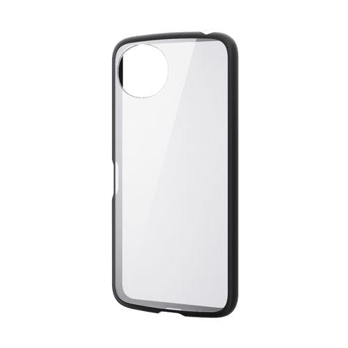 AQUOS wish5 (SH-52F) ケース ハイブリッド 衝撃吸収 軽量 薄型 カメラレンズ保護設計 ストラップホール付 ブラック ケース・ストラップ AQUOS wish5 (SH-52F) ケース ハイブリッド 衝撃吸収 軽量 薄型 カメラレンズ保護設計 ストラップホール付 ブラック ケース・ストラップ