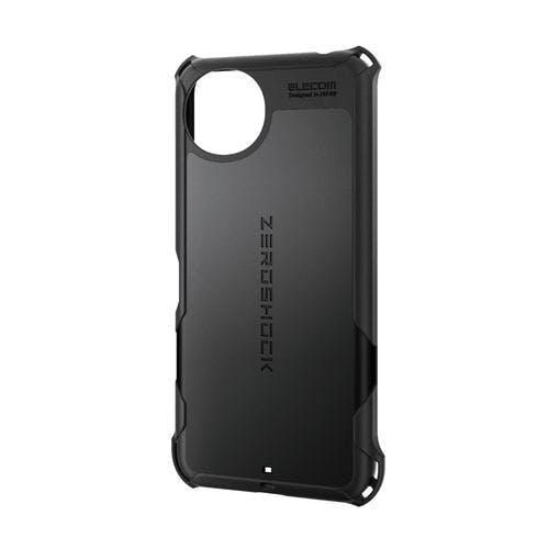 AQUOS wish5 (SH-52F) ケース 衝撃吸収 レンズ保護設計 ストラップホール付 ZEROSHOCK ブラック ケース・ストラップ AQUOS wish5 (SH-52F) ケース 衝撃吸収 レンズ保護設計 ストラップホール付 ZEROSHOCK ブラック ケース・ストラップ