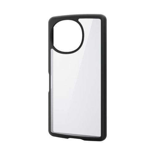 AQUOS R10 (SH-51F) ケース ハイブリッド 衝撃吸収 軽量 薄型 カメラレンズ保護設計 ストラップホール付 ブラック ケース・ストラップ AQUOS R10 (SH-51F) ケース ハイブリッド 衝撃吸収 軽量 薄型 カメラレンズ保護設計 ストラップホール付 ブラック ケース・ストラップ