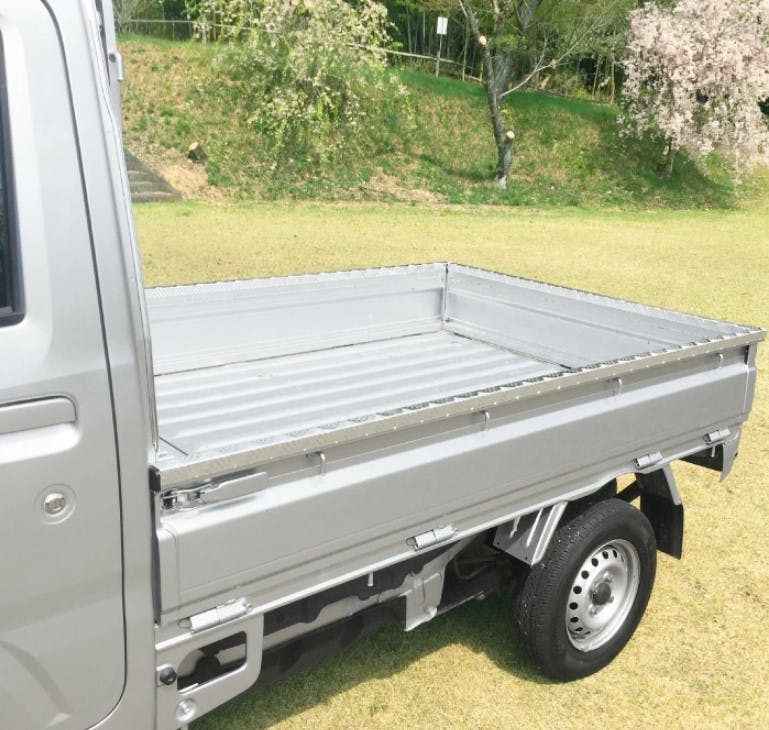 アルミ 縞板 軽ダンプ用 荷台あおりアオリ コの字型カバー