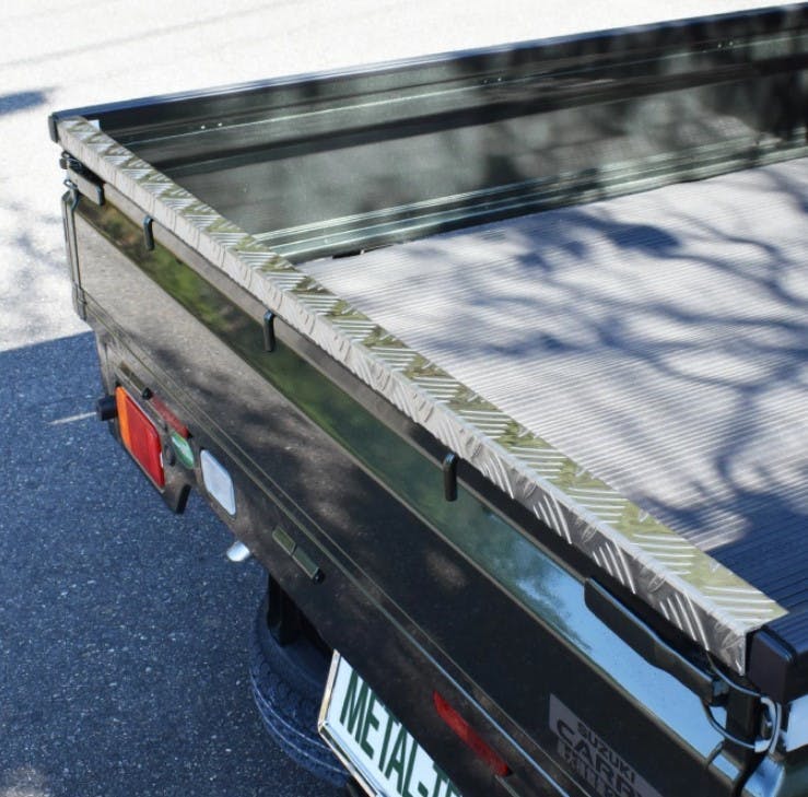 アルミ 縞板　軽ダンプ用 荷台あおりアオリ コの字型カバー　ハイゼット/キャリー img06.jpg