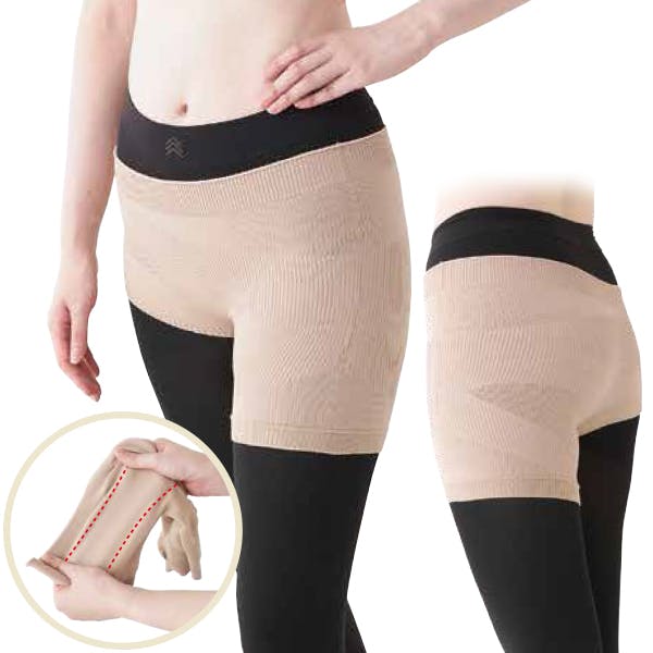 無縫製 国産股関節サポーター S-M 2枚セット】 ちあふる 股関節部分を