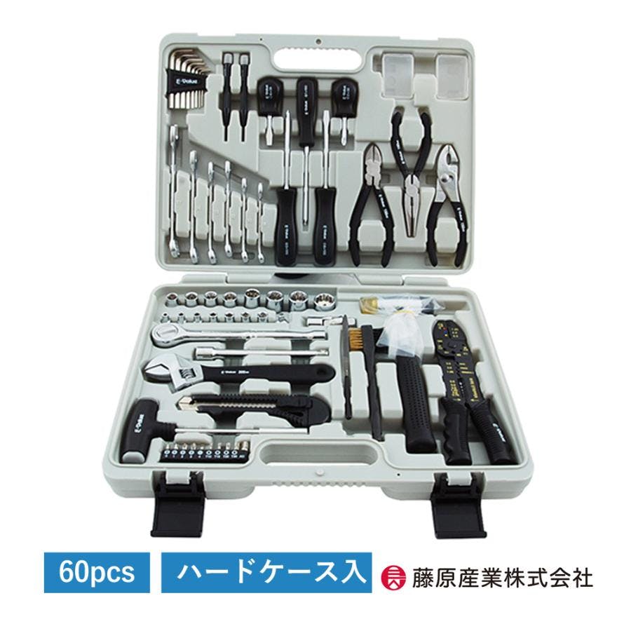 ガレージツールセット E-Value バイク 自動車 メンテナンス ガレージ 工具セット 60組 ツールボックス 工具箱 ツールセット ドライバー ブラシ ニッ コーヒー器具 ガレージツールセット E-Value バイク 自動車 メンテナンス ガレージ 工具セット 60組 ツールボックス 工具箱 ツールセット ドライバー ブラシ ニッ コーヒー器具