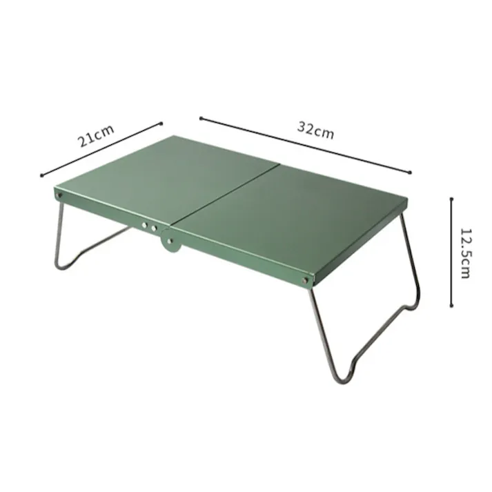 ミニテーブル 折りたたみ アウトドア 折りたたみテーブル ミニ 軽量 キャンプテーブル コンパクト ソロ 折り畳みテーブル ローテーブル おしゃれ アウトドアテーブル 小さめ 小さい 軽い 携帯 屋外 アルミ32*21*12.5cm