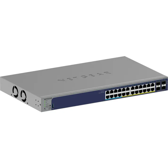 GS728TXUP ギガ24P SFP+x4 PoE++スマートクラウドスイッチ