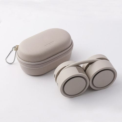 Neck Band Fan Rolling ポータブル扇風機 ライトベージュ 扇風機・関連用品 Neck Band Fan Rolling ポータブル扇風機 ライトベージュ 扇風機・関連用品