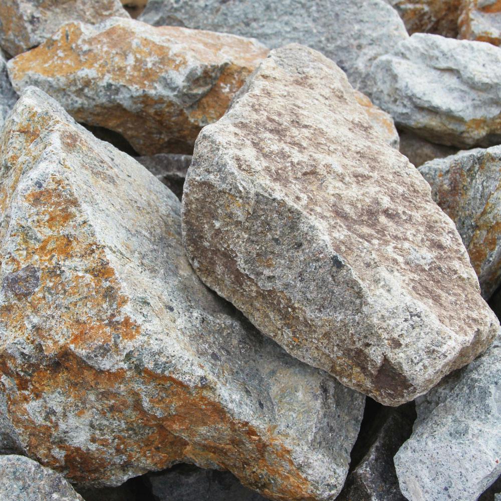 庭石 【ロックガーデン】 石 割栗石 【ワイルドロック L 110kg (22kgx5