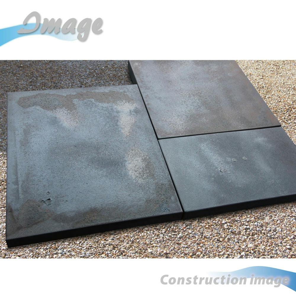 敷き石 わびさび【陶板石 40×40cm】 日本製 陶器 玄関アプローチの飛石