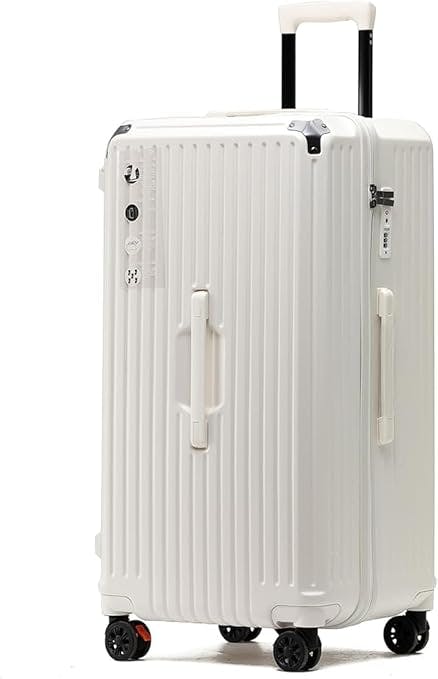 スーツケース 5輪 静音 制動システム 女性の多機能カップホルダー付きスーツケース キャリーケース キャリーバッグ 高校生 出張 旅行 大容量