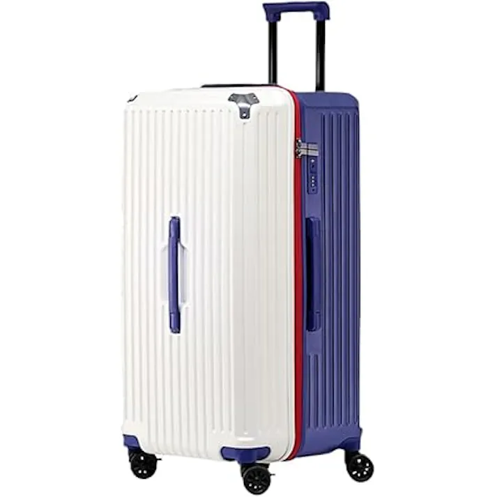 スーツケース 5輪 静音 制動システム 女性の多機能カップホルダー付きスーツケース キャリーケース キャリーバッグ 高校生 出張 旅行 大容量