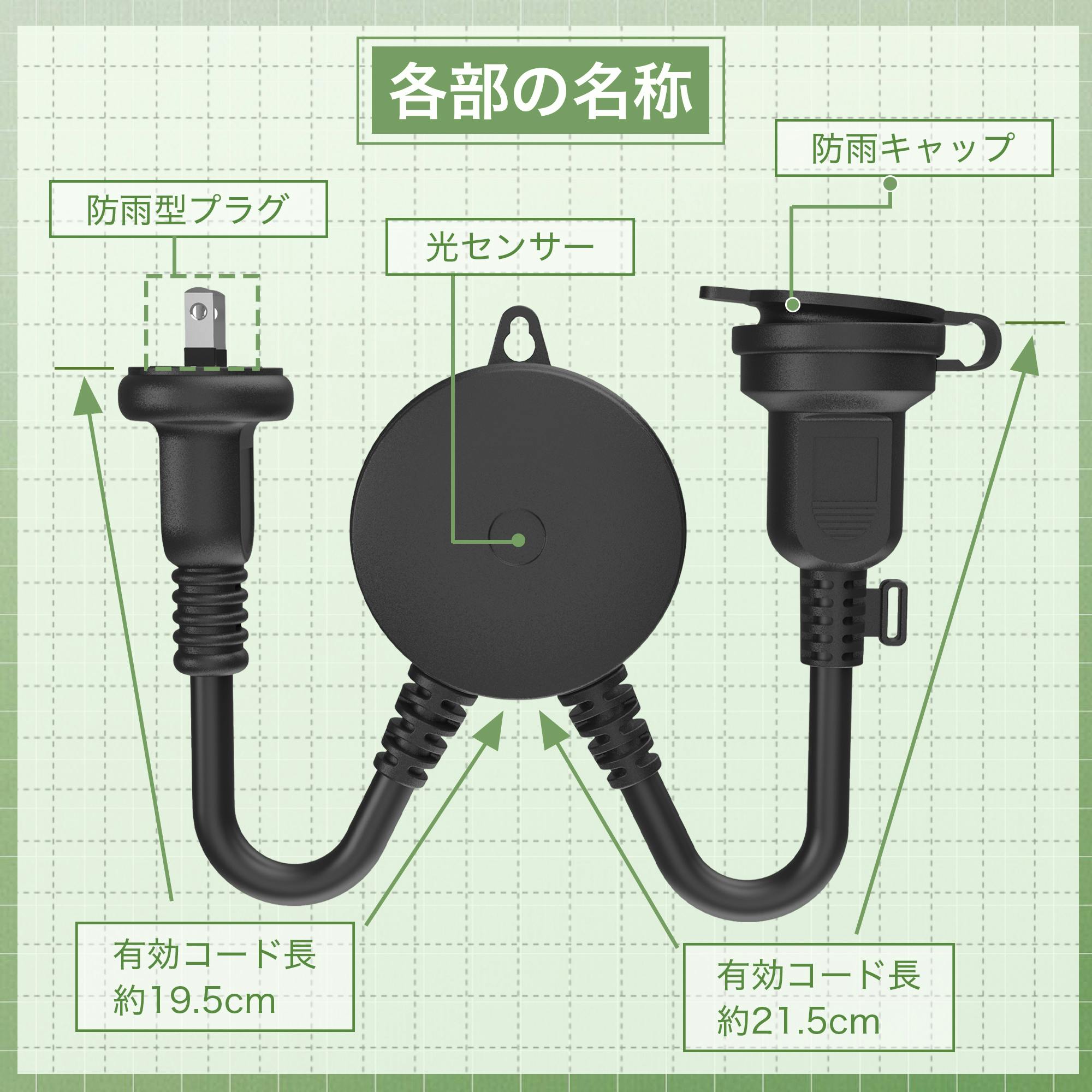 顕様ご連絡用 楽天市場】センサーライト コンセント式 屋外用 大進 LED AC