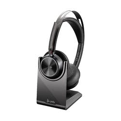 Poly Voyager Focus 2 USB-Cドングル付 +USB-A 変換アダプタ付 充電スタン ネットワーク機器 Poly Voyager Focus 2 USB-Cドングル付 +USB-A 変換アダプタ付 充電スタン ネットワーク機器
