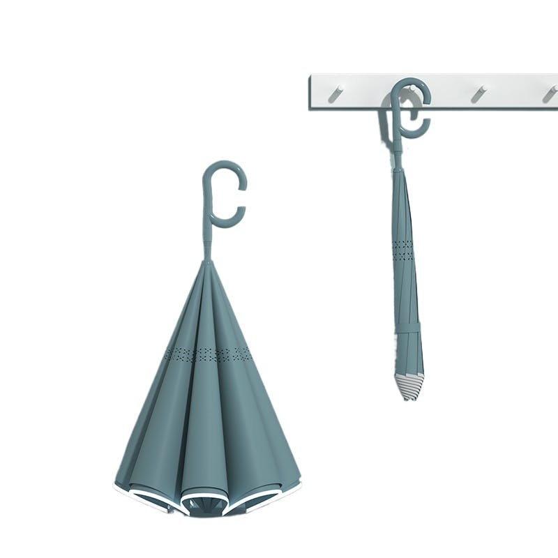 長傘 レディース メンズ 逆さ傘 長柄 雨傘 半自動開閉 男女兼用 車用傘 逆向き UVカット 梅雨対策 耐風 自動型長傘 晴雨兼用かさ ワンタッチ オシャレ 8本骨 おしゃれ 撥水