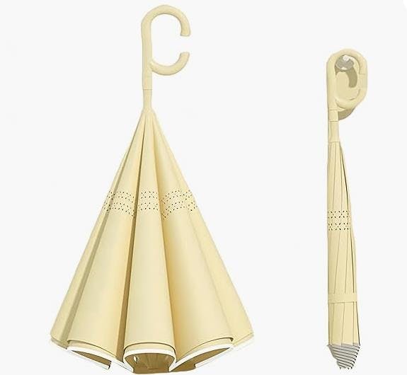 長傘 レディース メンズ 逆さ傘 長柄 雨傘 半自動開閉 男女兼用 車用傘 逆向き UVカット 梅雨対策 耐風 自動型長傘 晴雨兼用かさ ワンタッチ オシャレ 8本骨 おしゃれ 撥水