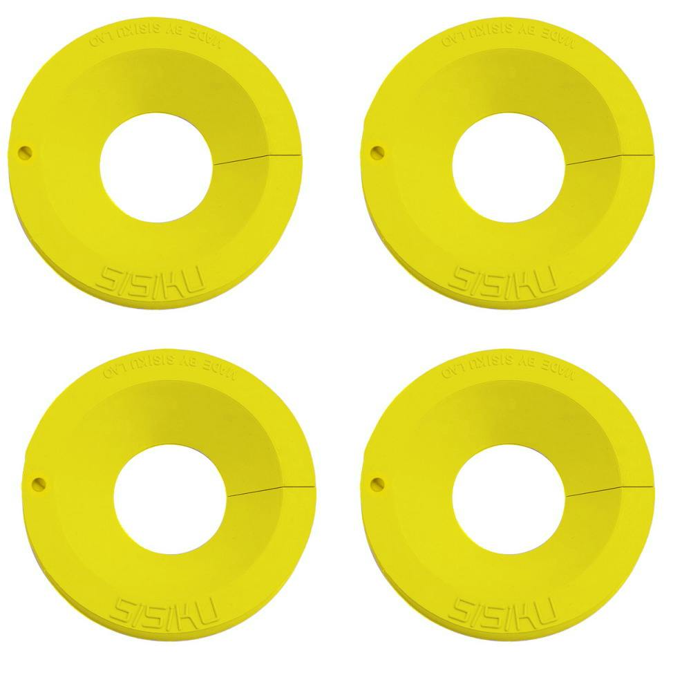 STG-S-YL　ゴム　輪留め　キャスター・台車　4個セット　　シシクアドクライス