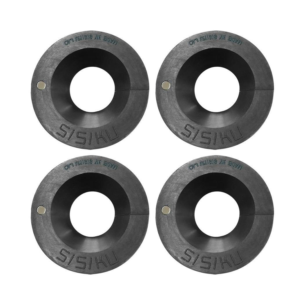 STG-SS（MG）磁石入り　ゴム　輪留め　キャスター・台車　4個セット　　シシクアドクライス