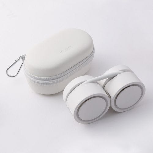 ダンスーン Neck Band Fan Rolling ポータブル扇風機 オフホワイト 扇風機・関連用品 ダンスーン Neck Band Fan Rolling ポータブル扇風機 オフホワイト 扇風機・関連用品