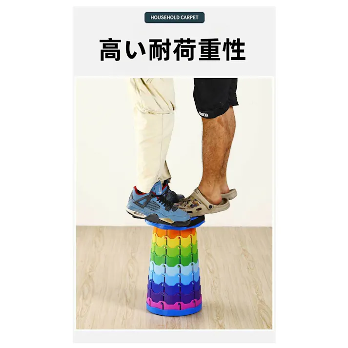 折りたたみ椅子 軽量 コンパクト椅子 ポータブルな伸縮式折りたたみスツール、耐荷重200KG 一秒開閉のアウトドア釣り、ハイキング、ガーデニング、旅行、バーベキューに便利な折りたたみ式キャンプ用スツール屋内/屋外用