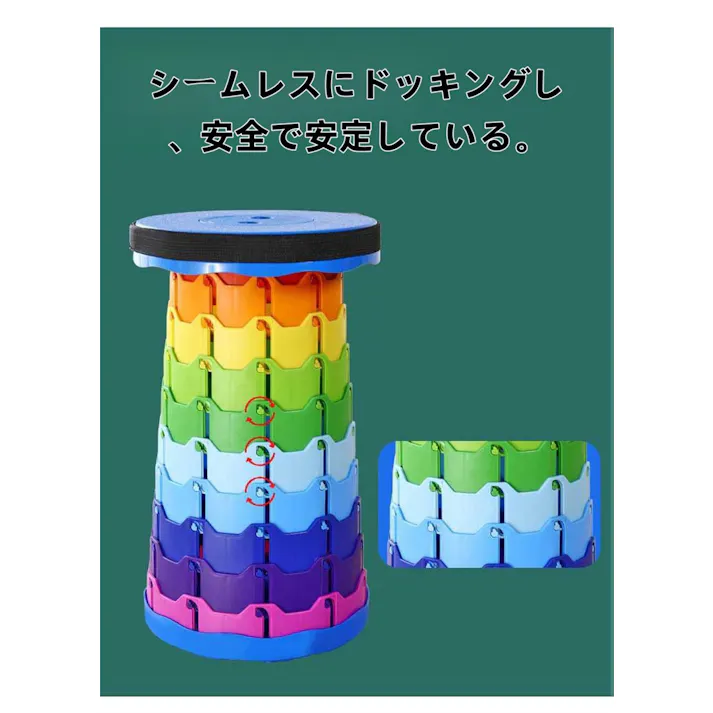 折りたたみ椅子 軽量 コンパクト椅子 ポータブルな伸縮式折りたたみスツール、耐荷重200KG 一秒開閉のアウトドア釣り、ハイキング、ガーデニング、旅行、バーベキューに便利な折りたたみ式キャンプ用スツール屋内/屋外用
