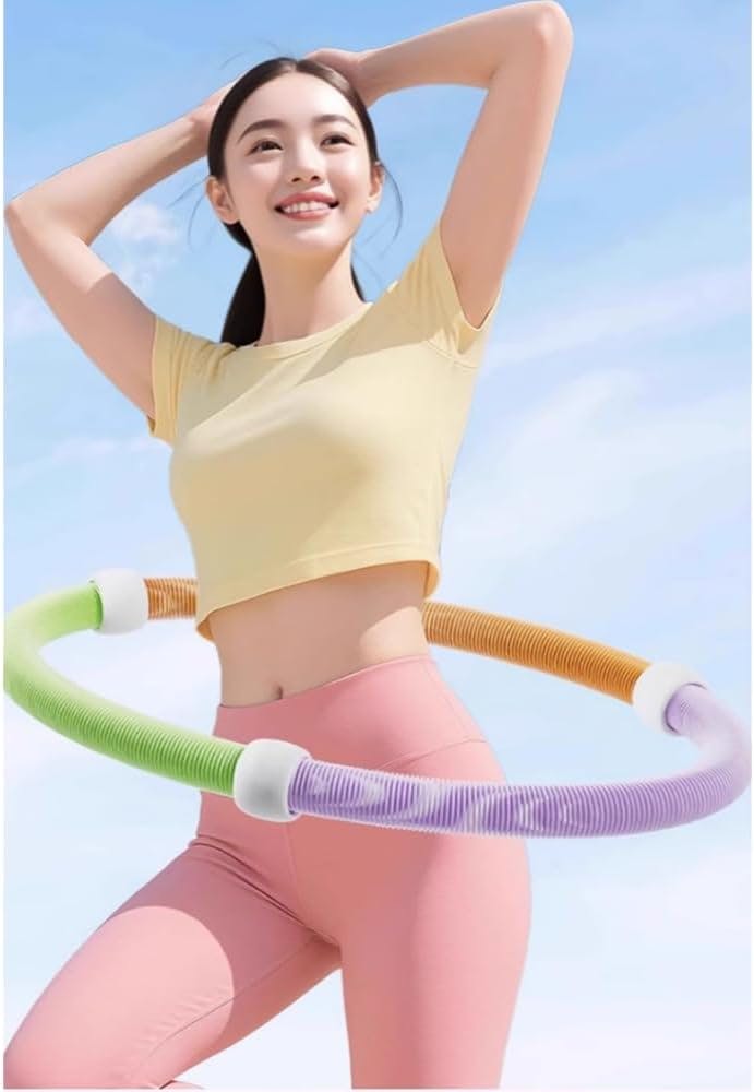 スプリング式フラフープ ダイエット用フラフープ ウェイト付き ベリー