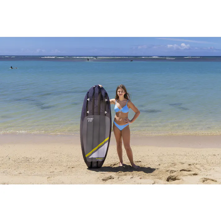 ※在庫処分特価※ パドリングボード 波乗りをエンジョイ! 海 プール SUPのデザインのサーフボード 長さ約166cm お子様から大人まで かんたん空気栓大 #4970134450438 イガラシ