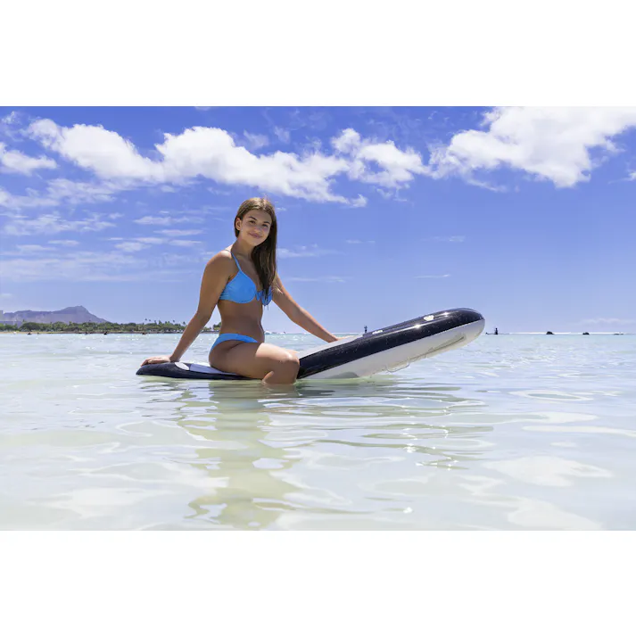 ※在庫処分特価※ パドリングボード 波乗りをエンジョイ! 海 プール SUPのデザインのサーフボード 長さ約166cm お子様から大人まで かんたん空気栓大 #4970134450438 イガラシ