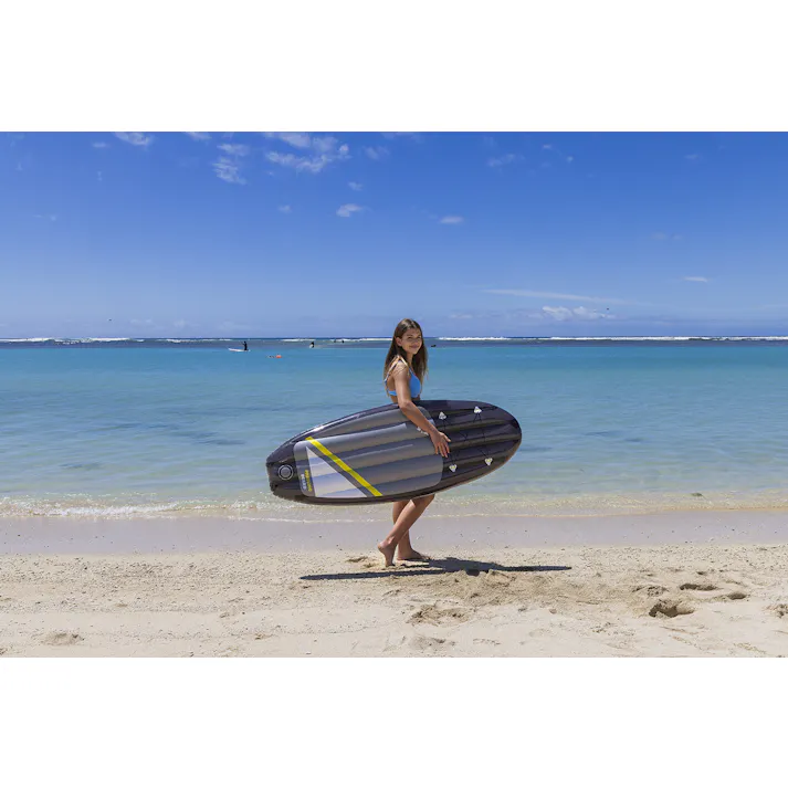 ※在庫処分特価※ パドリングボード 波乗りをエンジョイ! 海 プール SUPのデザインのサーフボード 長さ約166cm お子様から大人まで かんたん空気栓大 #4970134450438 イガラシ