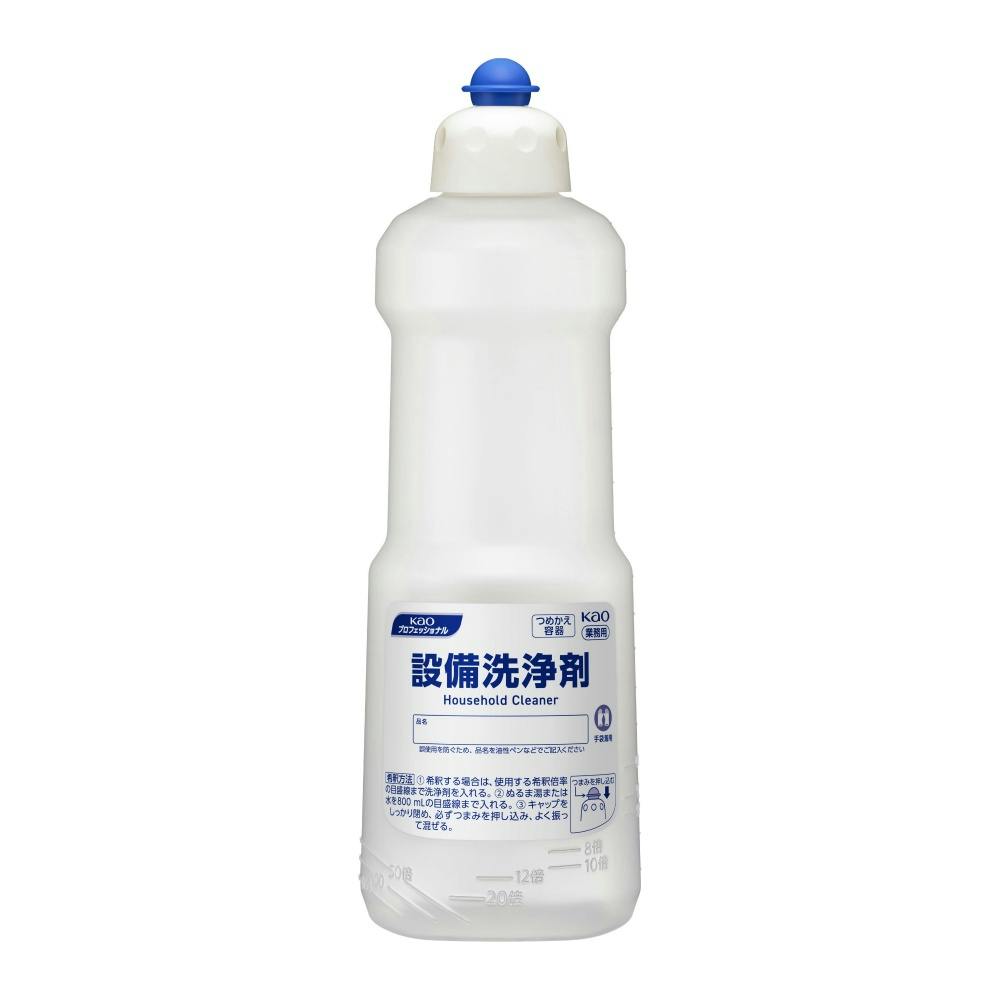 【6点まとめ買い】【空容器です】設備洗浄剤業務用つめかえ容器スクイズタイプ容量８００ml × 6点 【送料込み】 ＃hrm-4901301500564