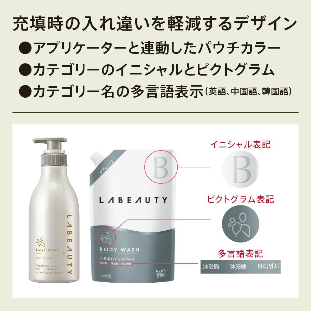 6点まとめ買い】【空容器です】ラビューティうるおいボディソープ丸型