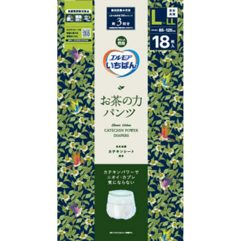 エルモア いちばん お茶の力パンツ Ｌ～ＬＬ １８枚 【送料込み】 ＃hrm-4971633715332