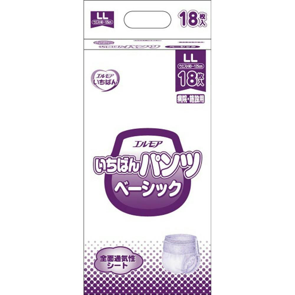 エルモアいちばんパンツMサイズ　ベーシック12袋 エルモアいちばん パンツベーシック LL hrm＃4971633715844