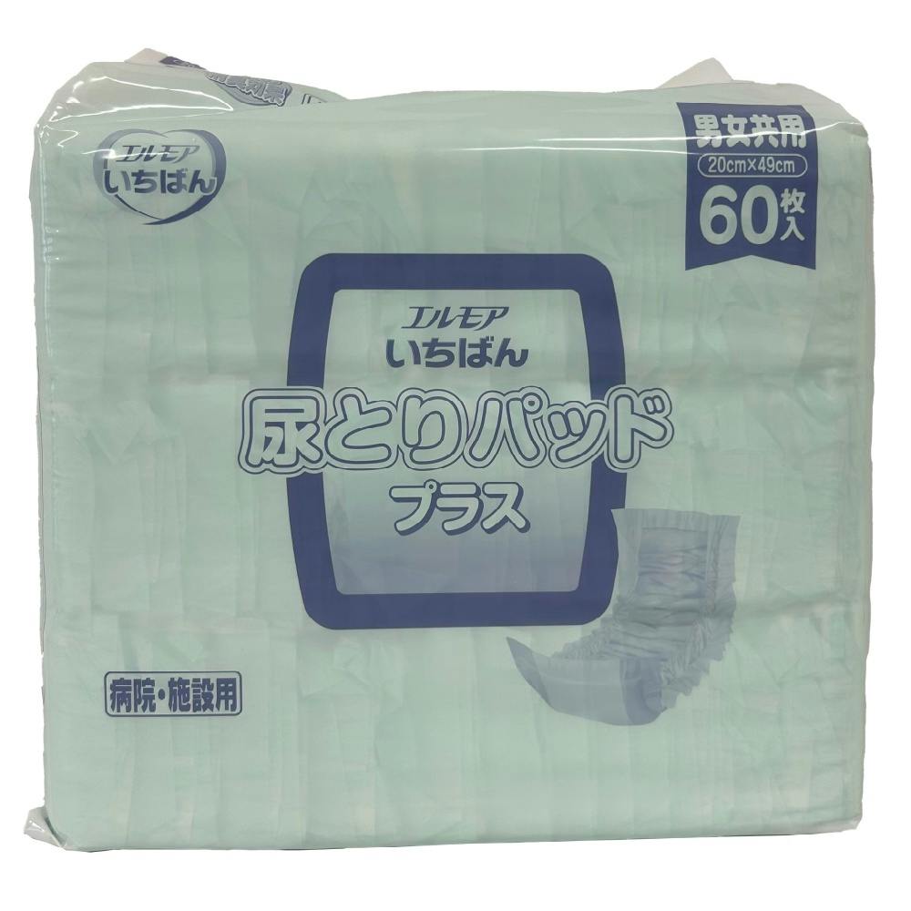 エルモアいちばん尿とりパッドプラス　6パック 6点まとめ買い】エルモアいちばん 尿とりパッド プラス 男女共用