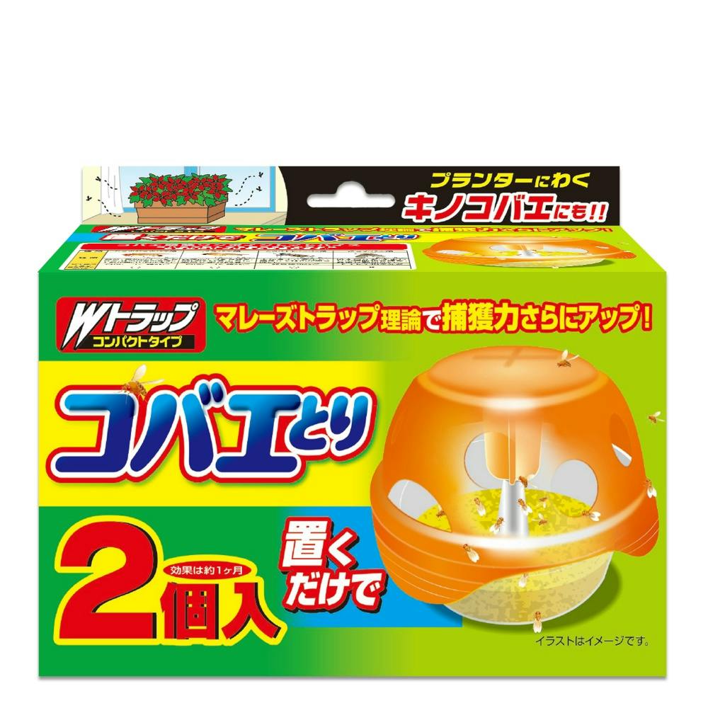Wトラップ コバエとり 2個入り × 24点 #hrm-4900480228412 駆除剤 Wトラップ コバエとり 2個入り × 24点 #hrm-4900480228412 駆除剤