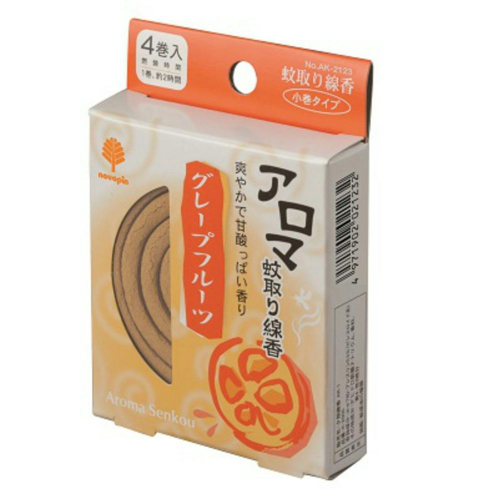 アロマ蚊取り線香 グレープフルーツ 4巻 × 300点 #hrm-4971902021232 駆除剤 アロマ蚊取り線香 グレープフルーツ 4巻 × 300点 #hrm-4971902021232 駆除剤