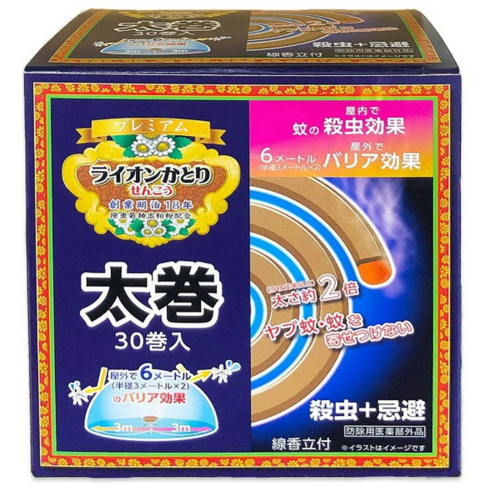 ライオンかとり線香プレミアム30巻き × 24点 #hrm-4900480227095 駆除剤 ライオンかとり線香プレミアム30巻き × 24点 #hrm-4900480227095 駆除剤