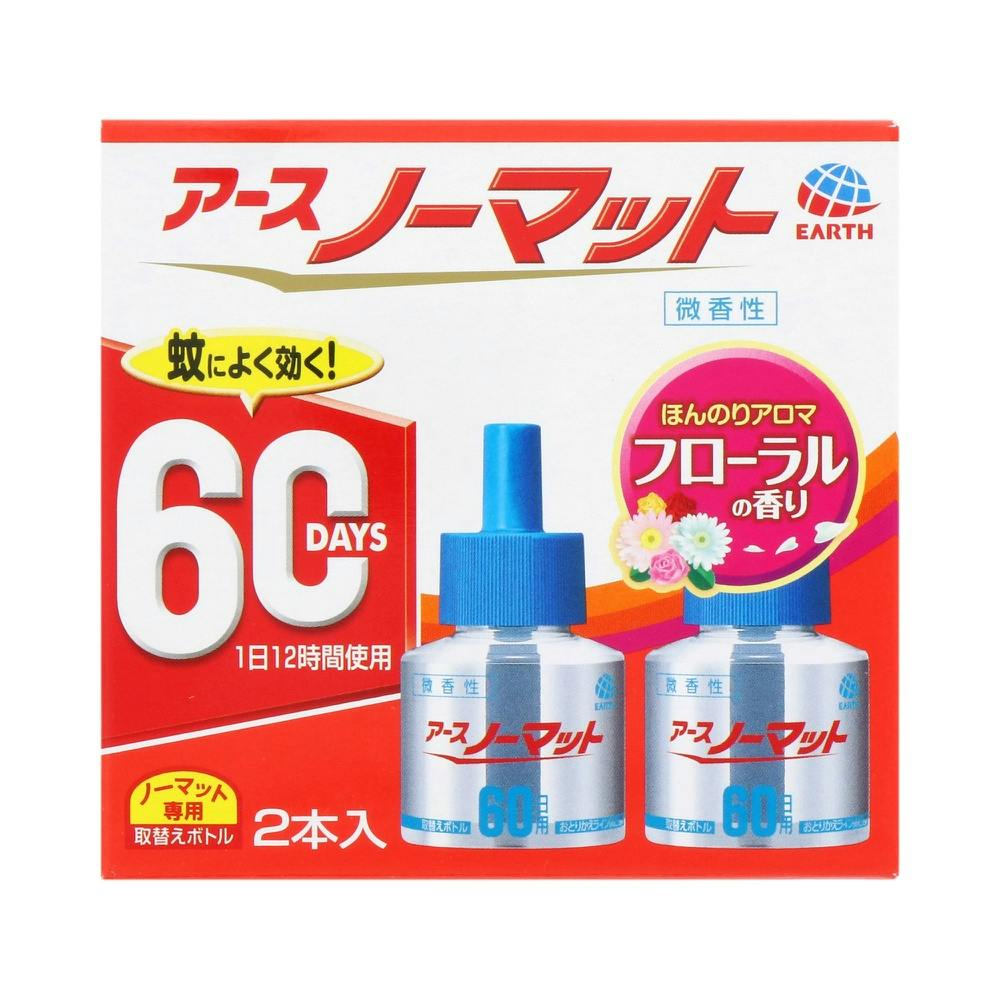 【30点まとめ買い】２Ｐアースノーマット替６０日微香 × 30点 【送料込み】 ＃hrm-4901080120212
