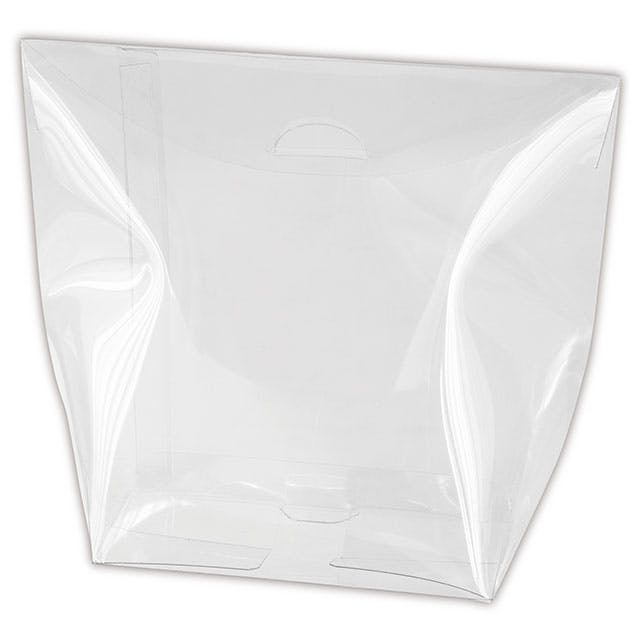 ヘッズ ＢＯＸ－ＰＥＴ W190(130)×D60×H170mm 無地スタンドPETクリアBOX-5(10枚) HEADS MTO-SPB5