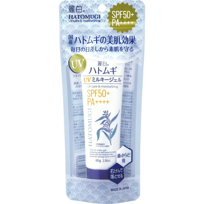 【ケース販売】【48点まとめ買い】麗白ハトムギUVミルキージェルSPF50+T80 × 48点 【送料込み】 #hrm-4513574033955