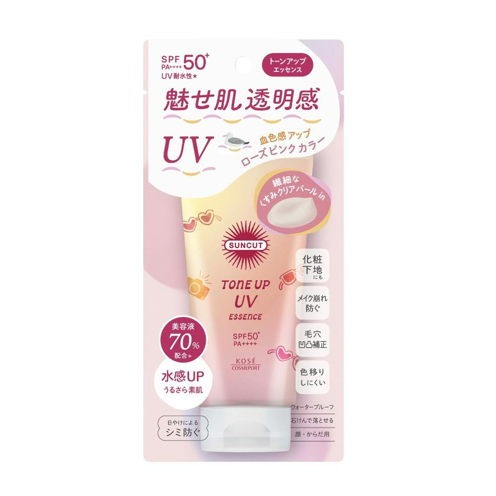 サンカットR トーンアップUV エッセンス ローズピンク × 48点 hrm#4971710577747 ボディケア サンカットR トーンアップUV エッセンス ローズピンク × 48点 hrm#4971710577747 ボディケア
