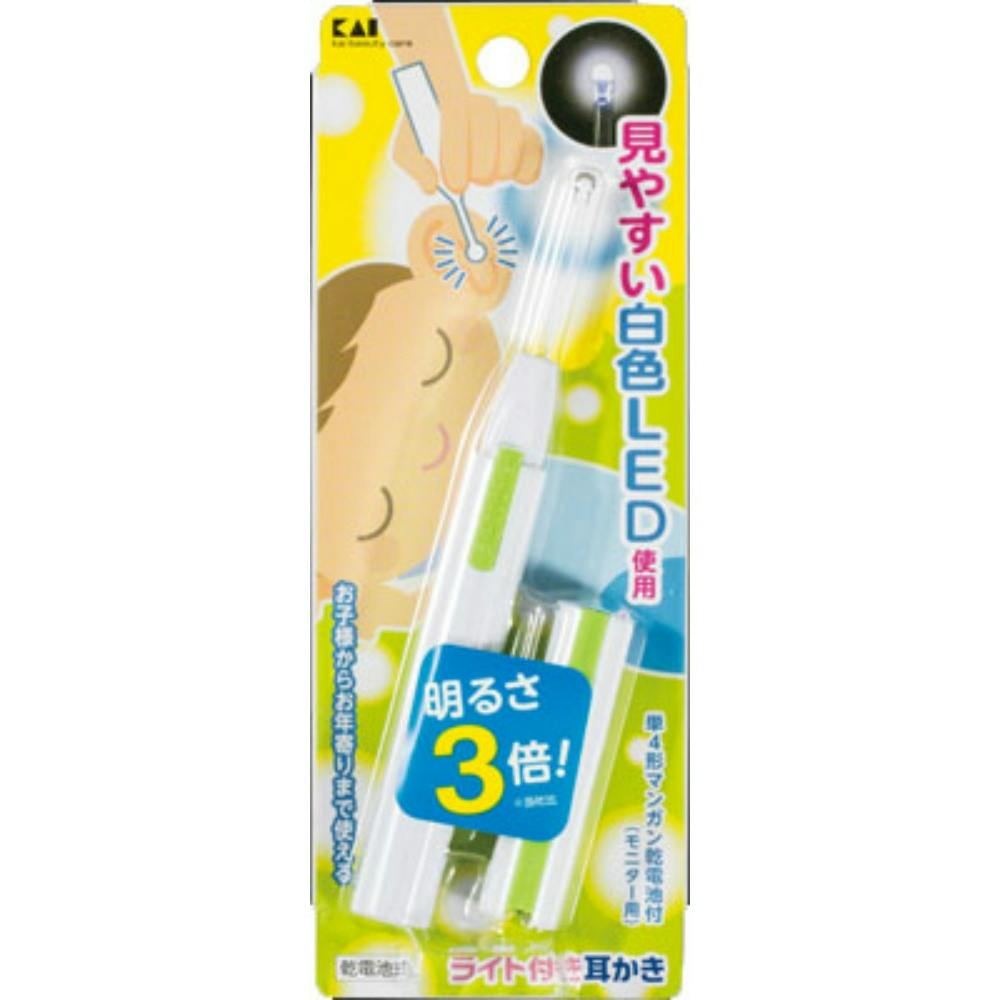 120点まとめ買い】KQ0291ライト付き耳かき（白） × 120点