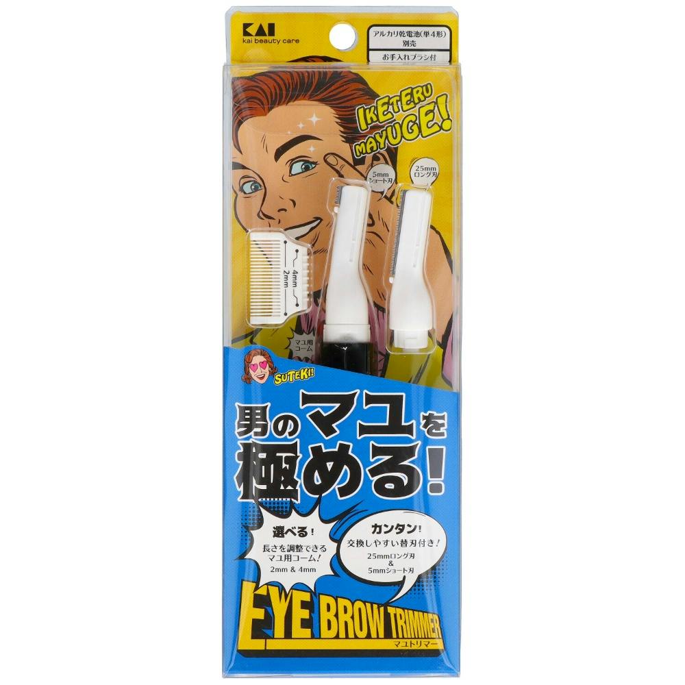 ＫＱ１８０７クシ付きマユトリマー ＣＡ男性用 × 12点 ＃hrm-4901601304381 ボディケア