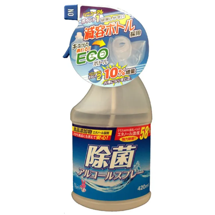 除菌アルコールスプレー減容本体420ml 【送料込み】 #hrm-4516825004353