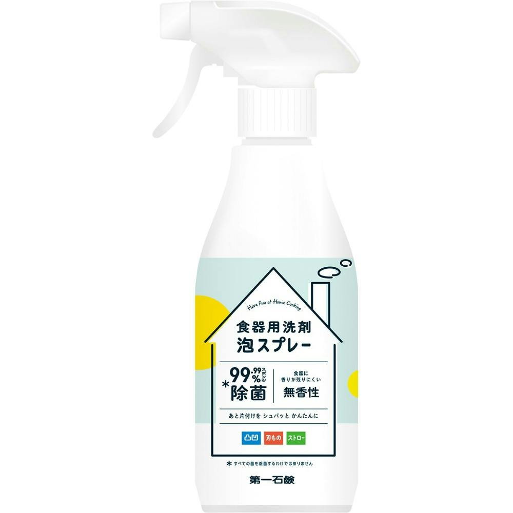 第一石鹸食器用洗剤泡スプレー 本体300ml × 12点 hrm#4902050148526 シンク・コンロまわり用品 第一石鹸食器用洗剤泡スプレー 本体300ml × 12点 hrm#4902050148526 シンク・コンロまわり用品