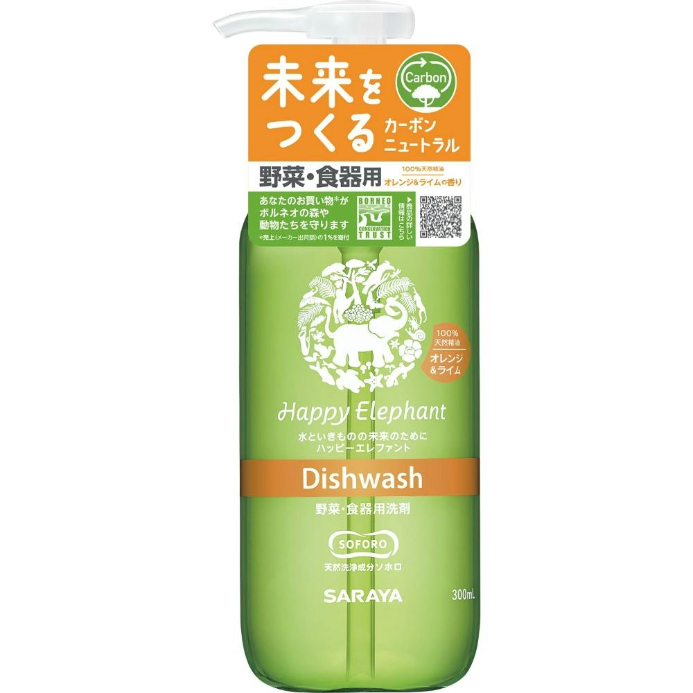 ハッピーエレファント 食器用洗剤 オレンジ&ライム 300mL × 30点 hrm#4973512261510 シンク・コンロまわり用品 ハッピーエレファント 食器用洗剤 オレンジ&ライム 300mL × 30点 hrm#4973512261510 シンク・コンロまわり用品
