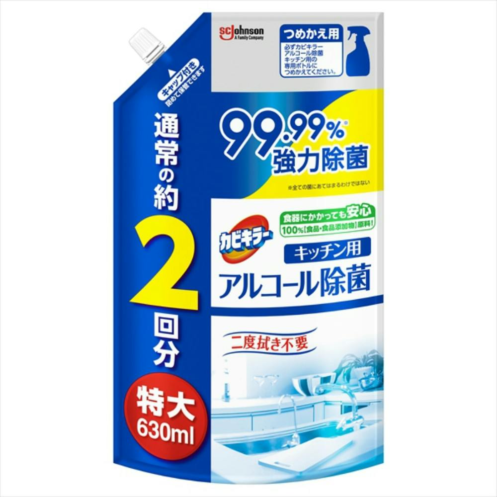 12点まとめ買い】カビキラー アルコール除菌キッチン用替え特大 × 12点