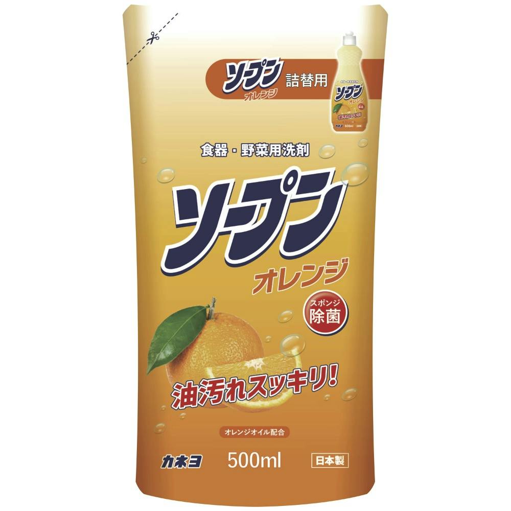 ソープンオレンジ詰替 500ml hrm#4901329271910 シンク・コンロまわり用品 ソープンオレンジ詰替 500ml hrm#4901329271910 シンク・コンロまわり用品