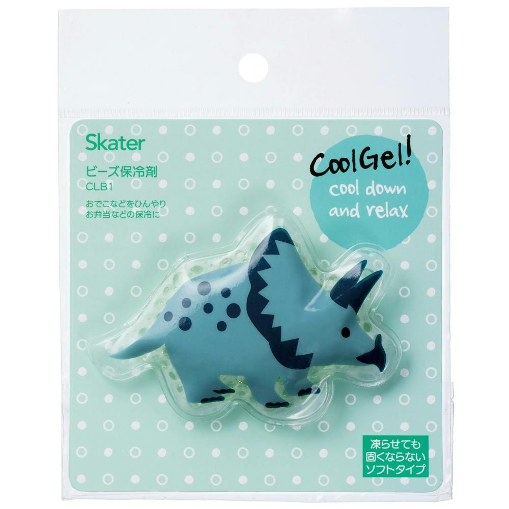 ビーズ保冷剤 ディノサウ(トリケラ CLB1 hrm#4973307588617 シンク・コンロまわり用品 ビーズ保冷剤 ディノサウ(トリケラ CLB1 hrm#4973307588617 シンク・コンロまわり用品